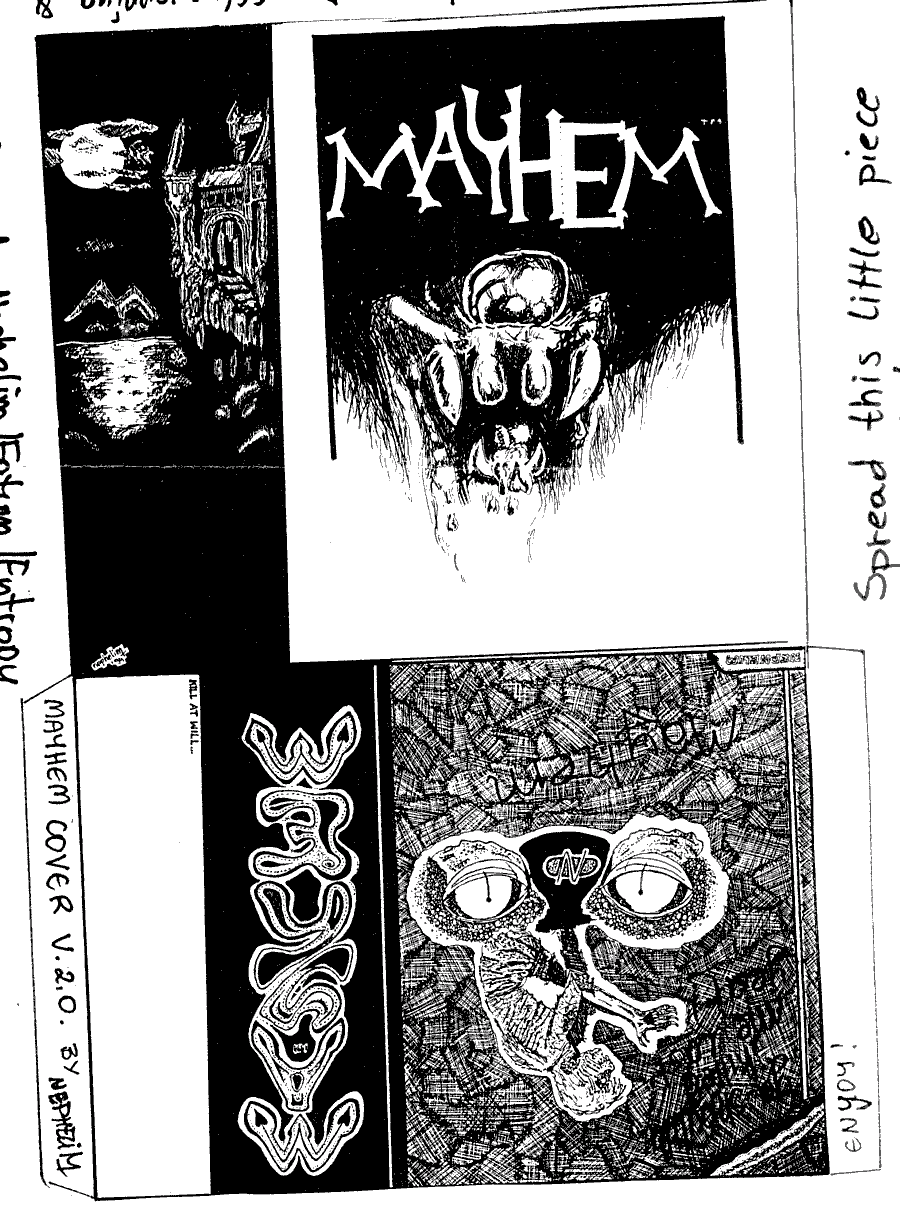 C64 Disc-Cover Gallery - Nephilim - Mayhem